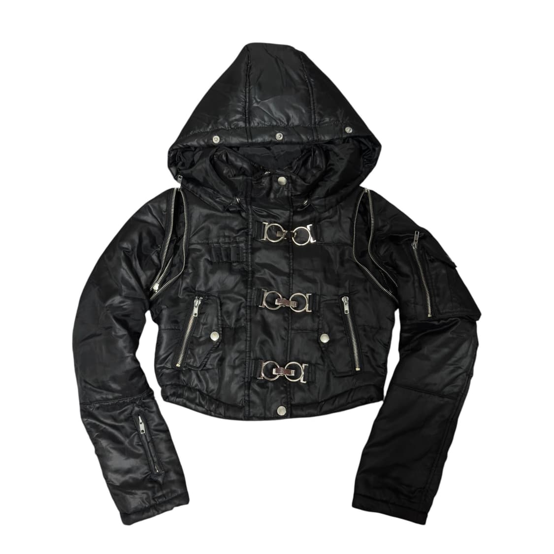 빈티지 크롭 패딩 상품이미지2