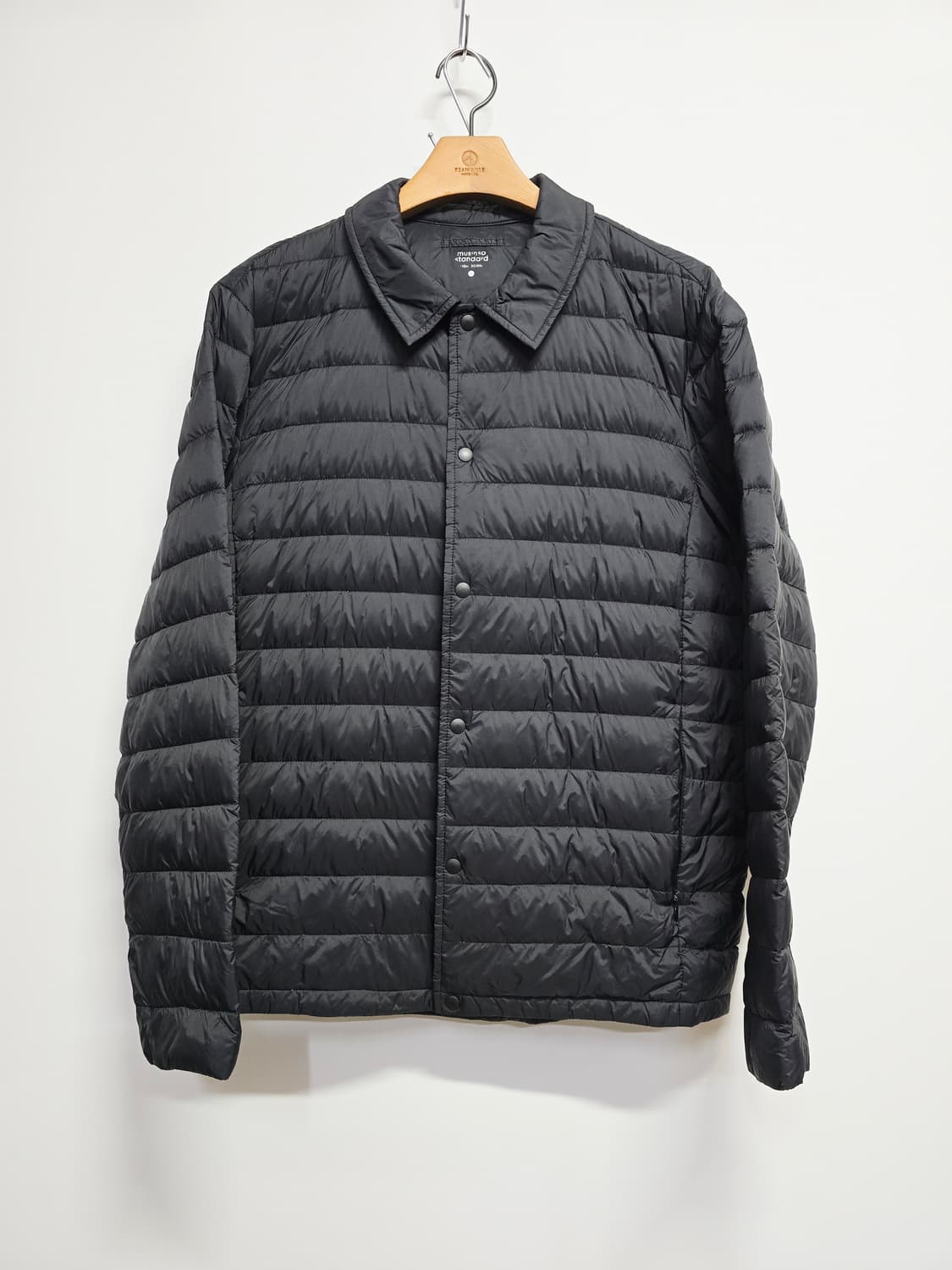 무신사스탠다드  블랙 경량 패딩 L 상품이미지1