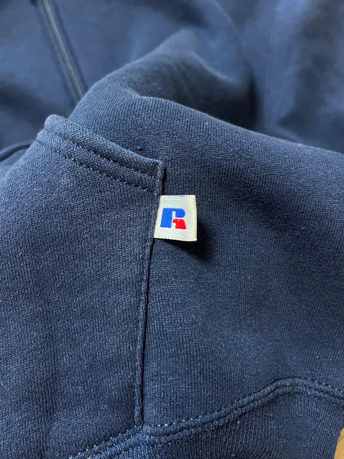 빈티지 USA 러셀 후드집업 L 네이비 상품이미지6