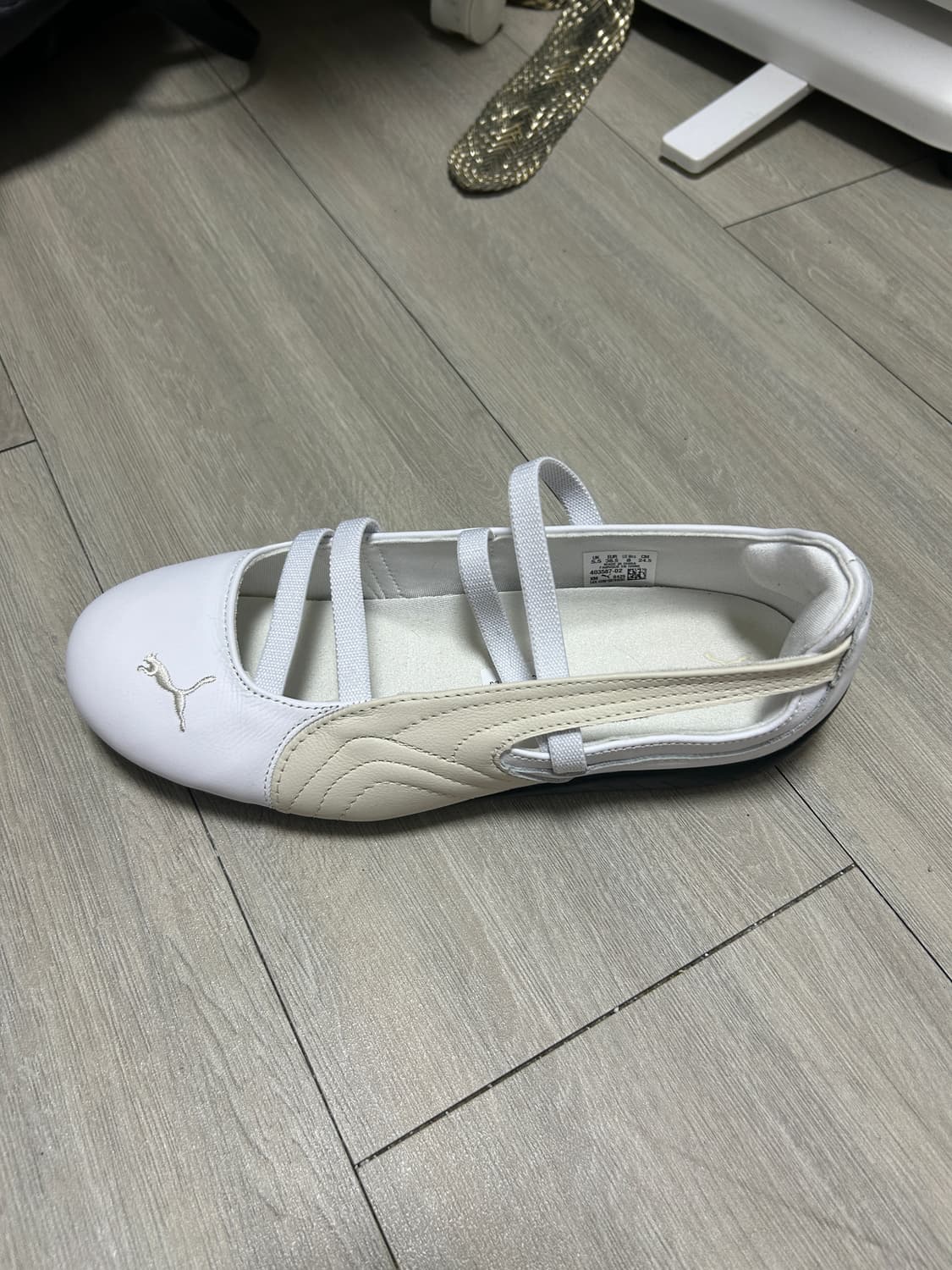 퓨마 스피드캣 발레 레더  알파인 스노우 상품이미지1