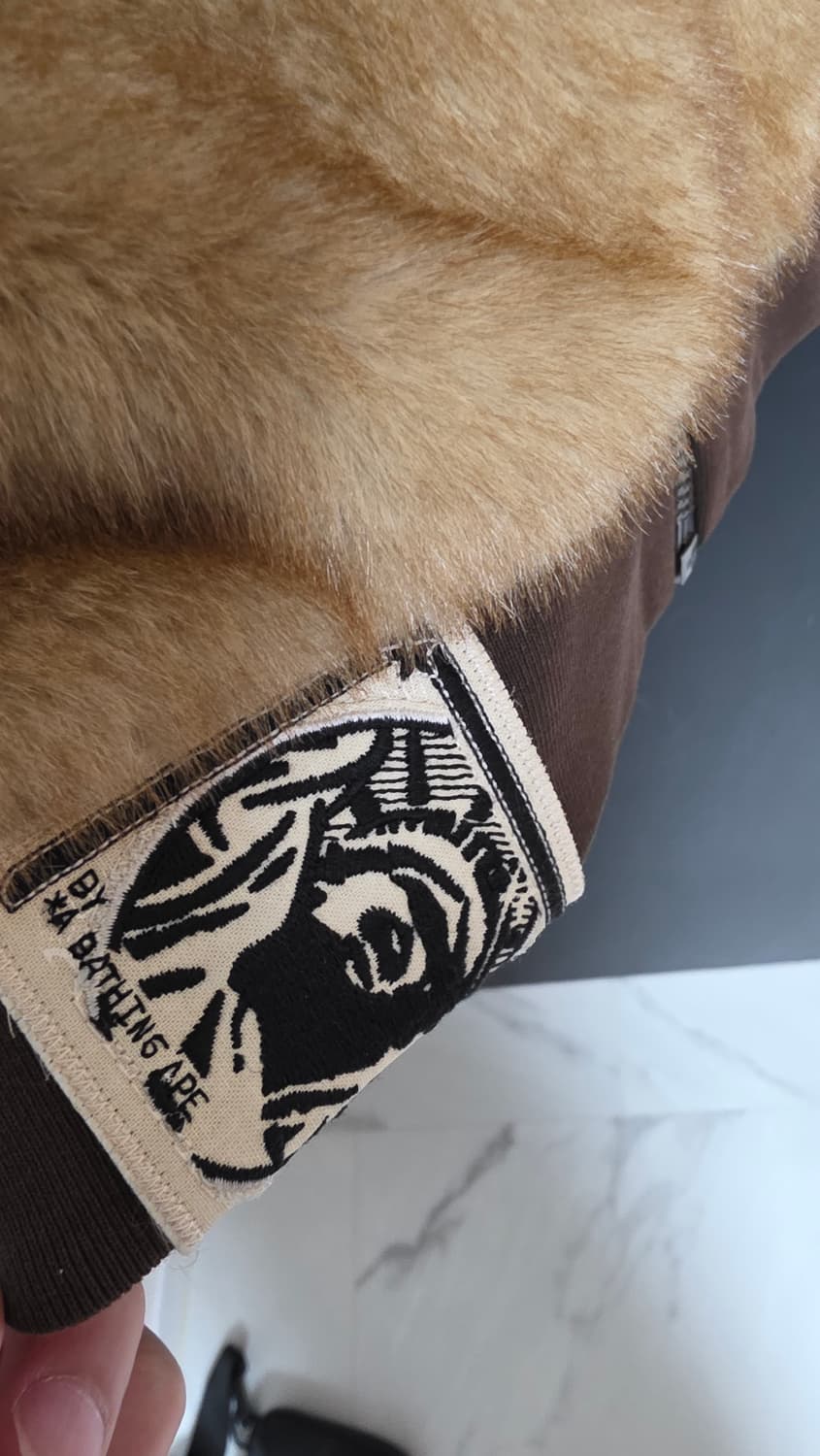 Aape 문페이스 플리스 후드 집업 S 상품이미지10