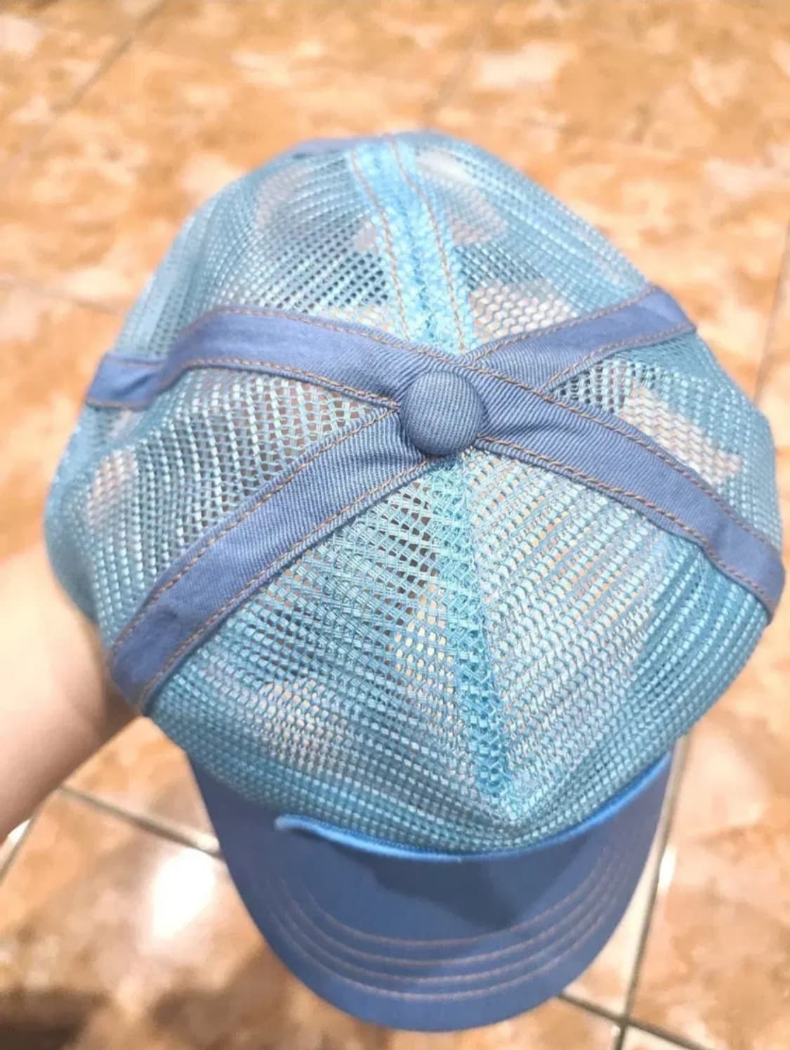 본더치 메쉬 트러커캡 블루 상품이미지3