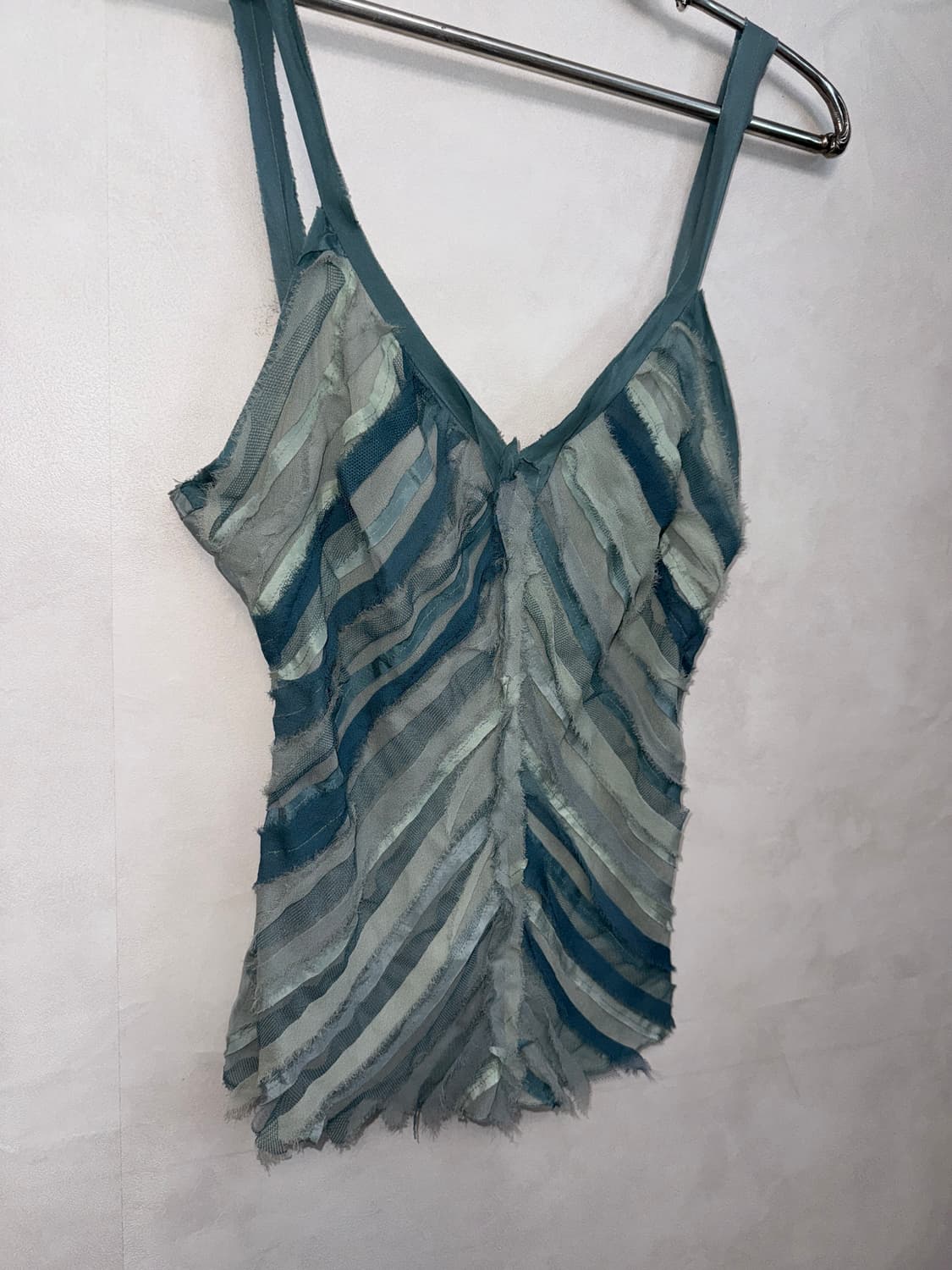 Mute blue grunge fairy silk sleeveless 상품이미지2
