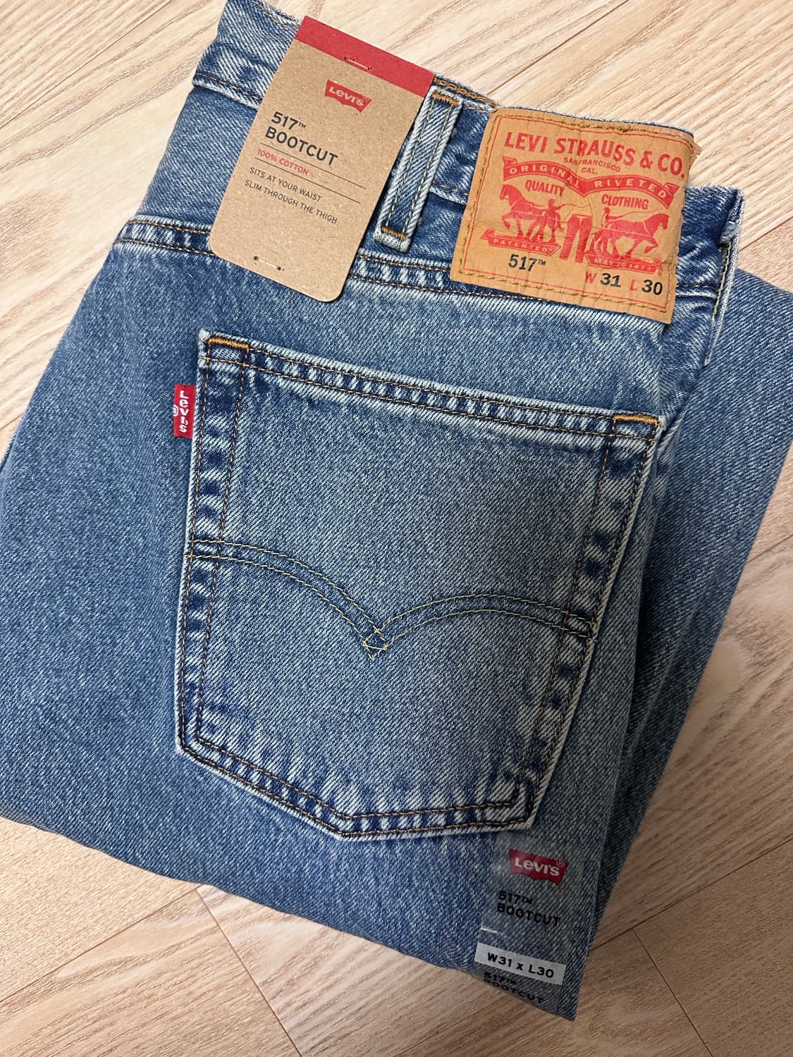 리바이스 517 라이징선 부츠컷 31*30 31/30 허리31 기장30 상품이미지2
