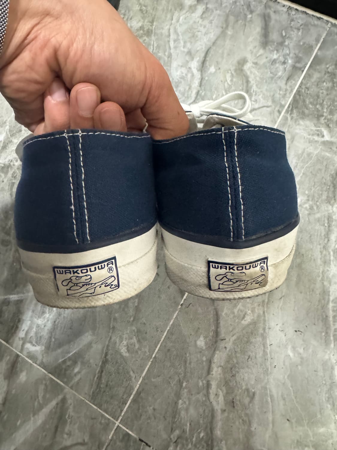 와쿠와 덱슈즈 네이비 270사이즈 판매합니다 상품이미지3