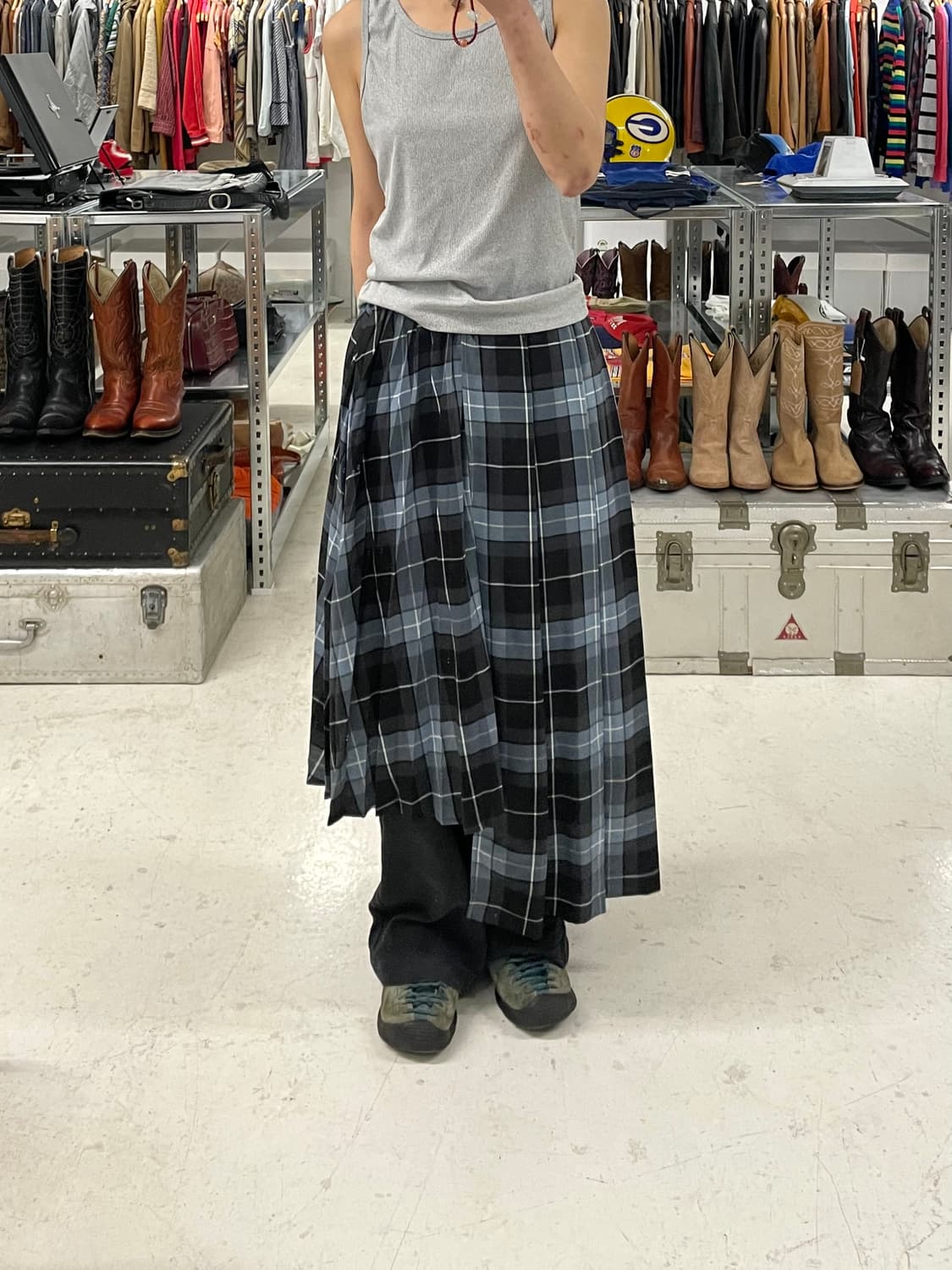 HARE unbalance skirt 하레 언발란스 스커트 상품이미지1
