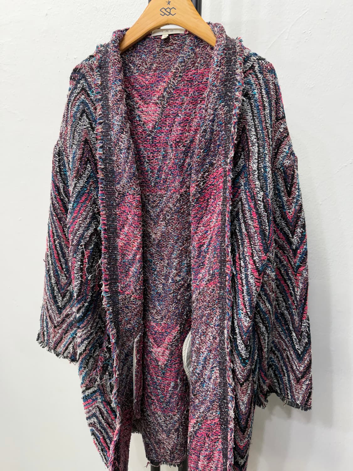 정품) IRO 이로 트위드 멀티컬러 가디건 36  상품이미지3