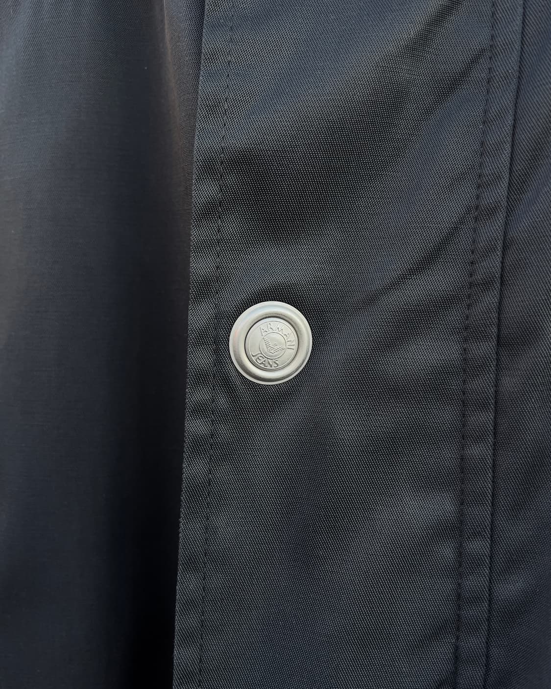 [XL] 90s 아르마니 진스 나일론 스냅 코트 상품이미지5