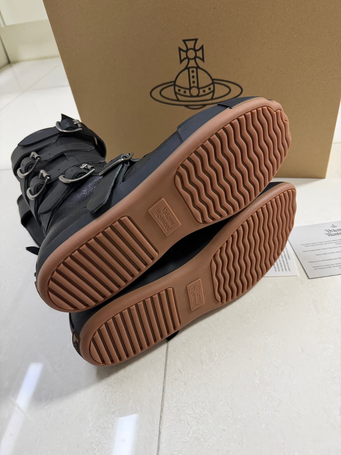 [39] 비비안웨스트우드 파일럿 부츠 새상품 상품이미지6