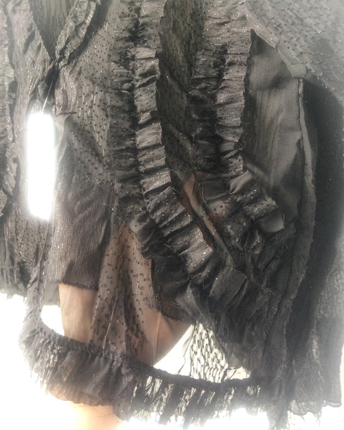 Glitter point see through jacket 상품이미지5