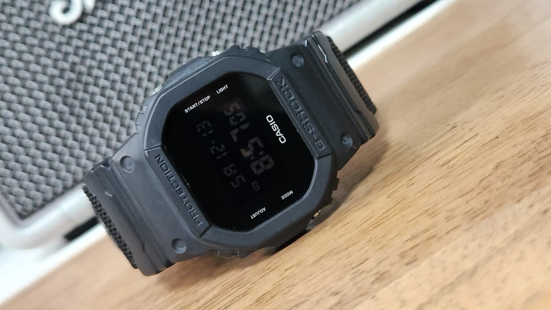 # 지샥 카시오 밀리터리 블랙 DW-5600BBN  시계 급처 /쥐샥 상품이미지5