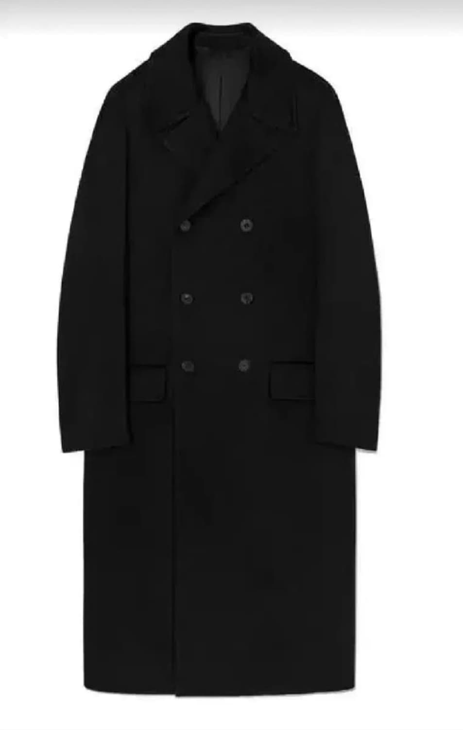 마마가리 25fw 봉코트 네이비 46 상품이미지1