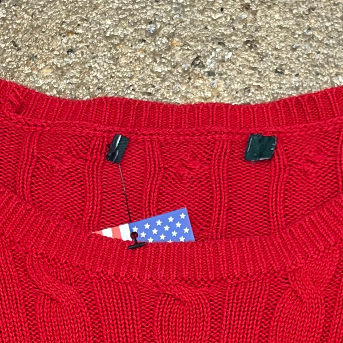 90s USA 빈티지 폴로 랄프로렌 니트 헤비코튼 니트  상품이미지5