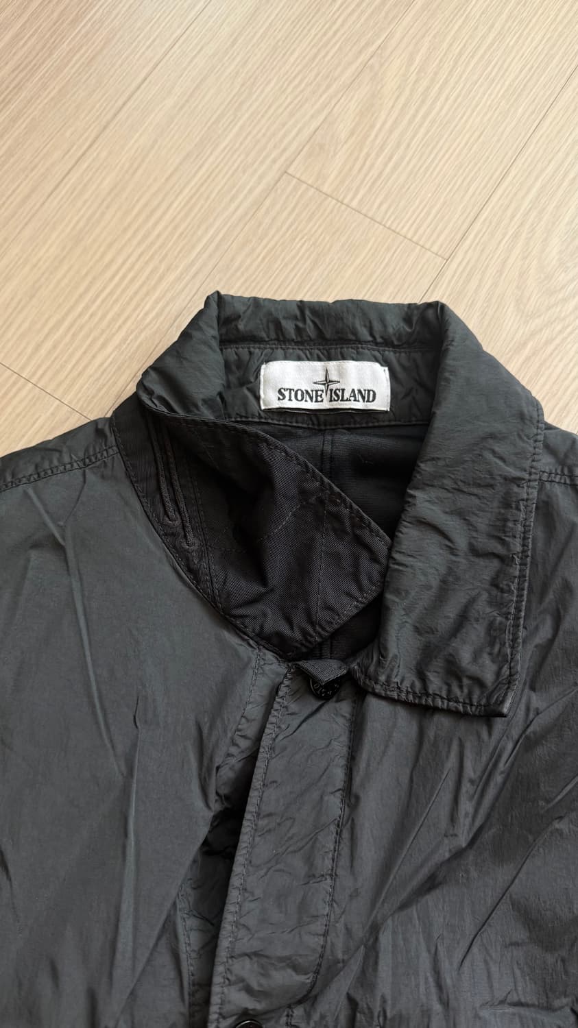 (백화점판) 스톤아일랜드 크링클랩스 오버셔츠 네이비 XL 상품이미지3