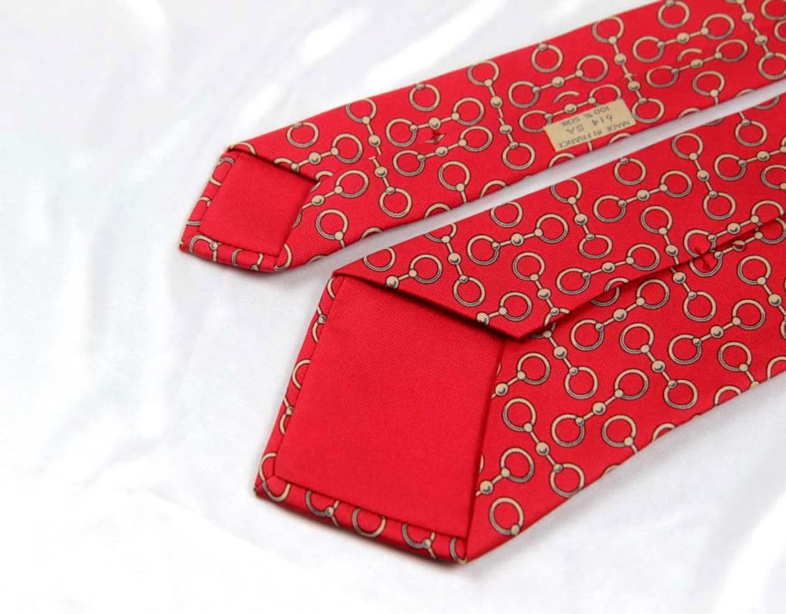 에르메스 8.8cm A등급 남자 명품넥타이 상품이미지4