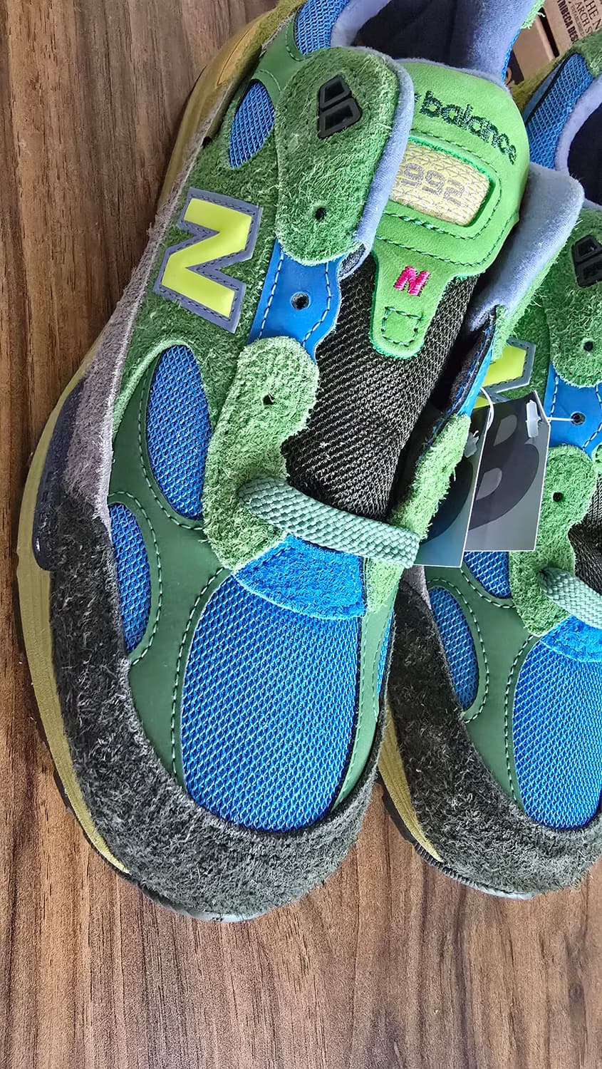 뉴발란스 x 살레헤 벰버리 992 그린 블루 - D 스탠다드 상품이미지8