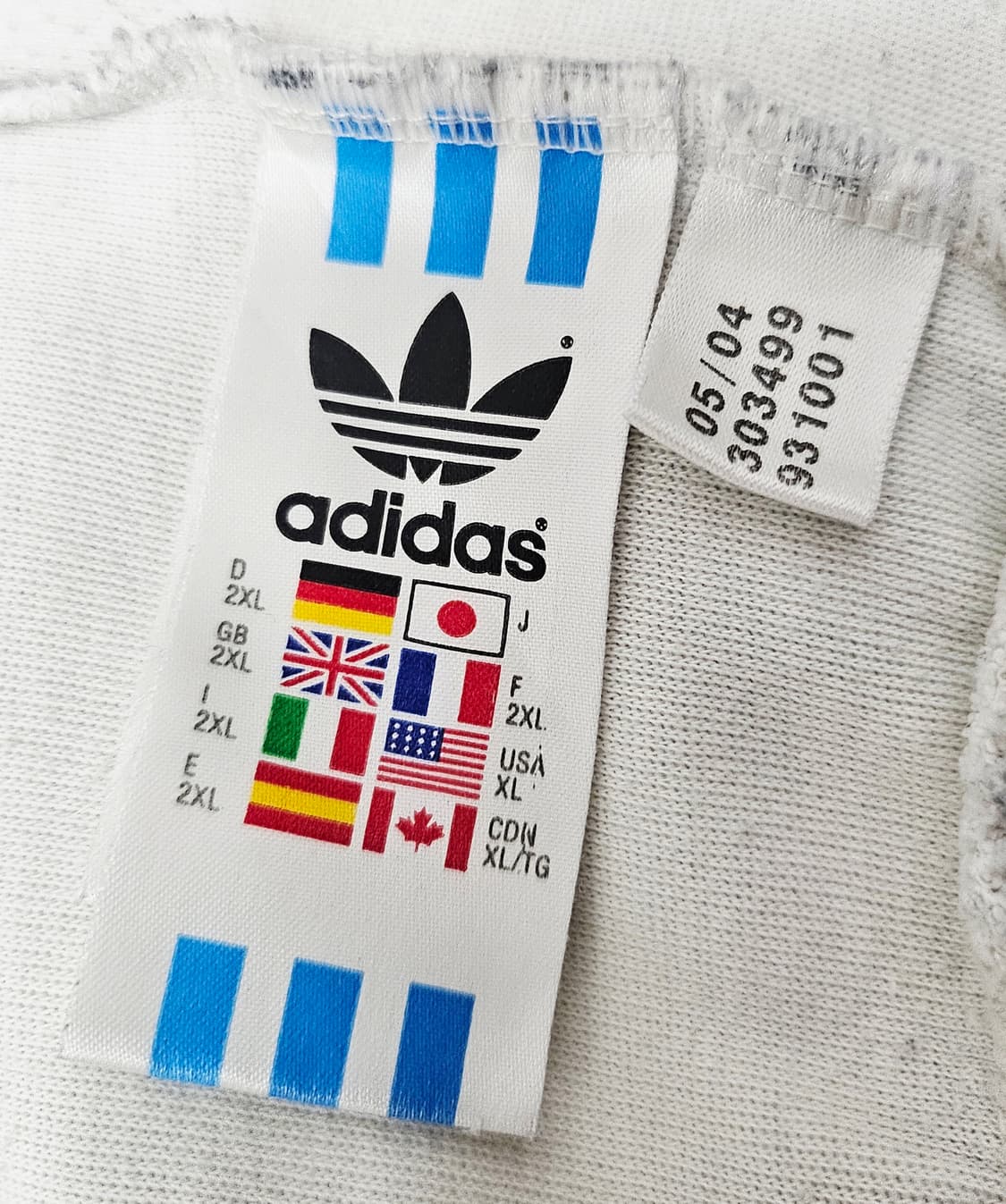 (110~115)2XL ☆우주매물☆아디다스 파이어버드 [흰검] 트랙탑져지 상품이미지3