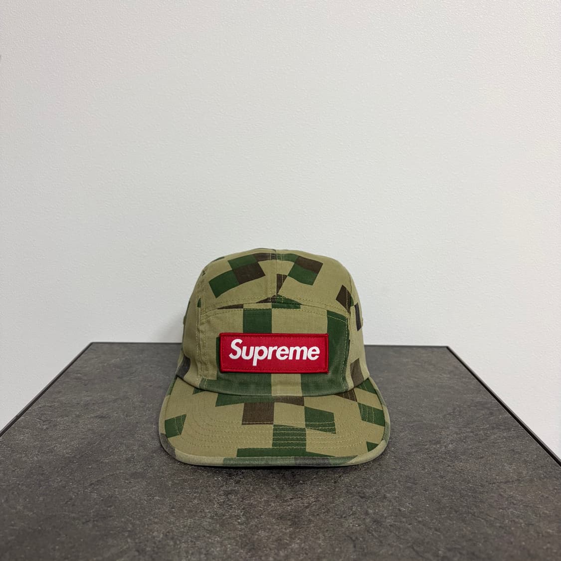 (OS) 슈프림 박스로고 캠프캡 모자 밀리터리 카모 카키 상품이미지1