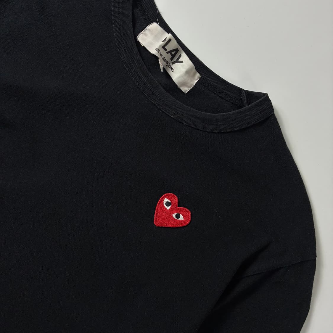 Comme des Garcons  꼼데가르송 화트와펜 코튼 블랙 티셔츠 상품이미지3