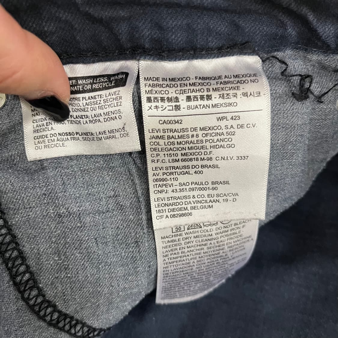 34 리바이스 513 데님 팬츠 바지 0219M 상품이미지3