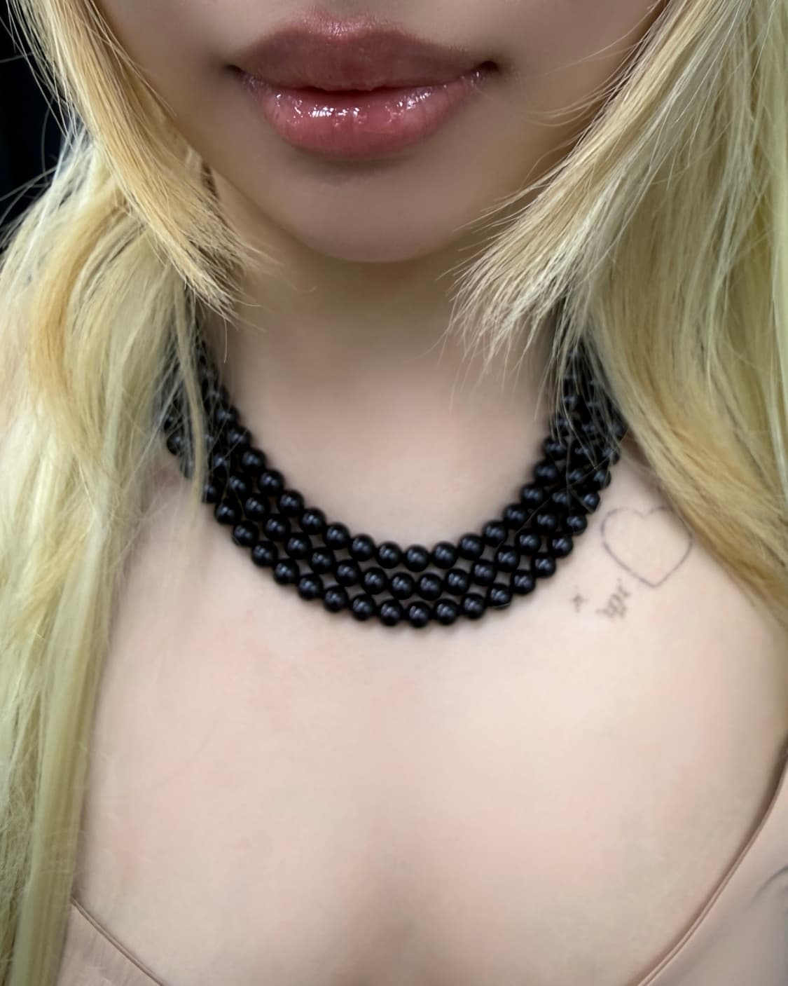 언더커버 03AW “Paper Doll” 펄 비드 초커 상품이미지1