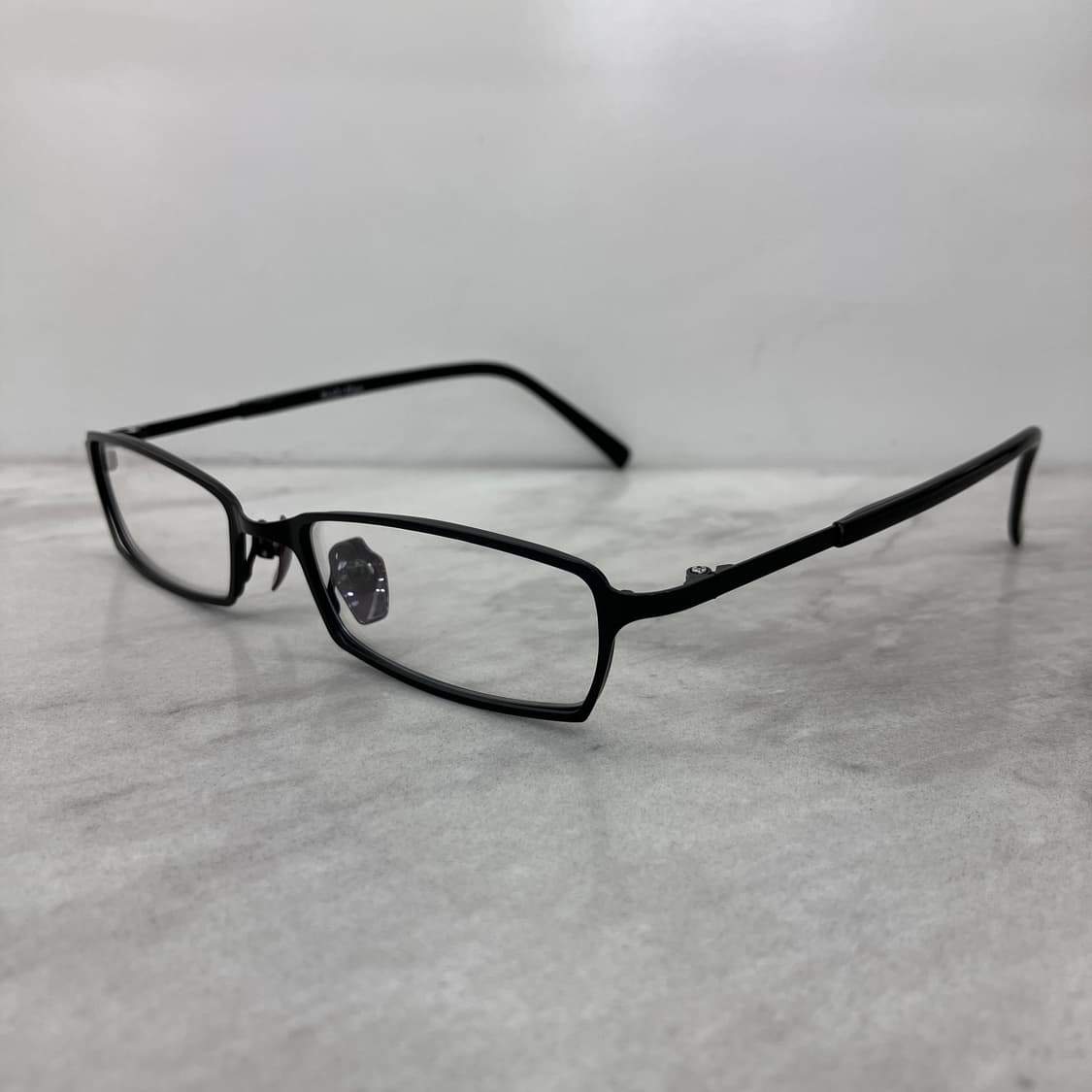 C71 리조 RIJO PLUS 블랙 슬림 스퀘어 메탈테 안경 상품이미지7