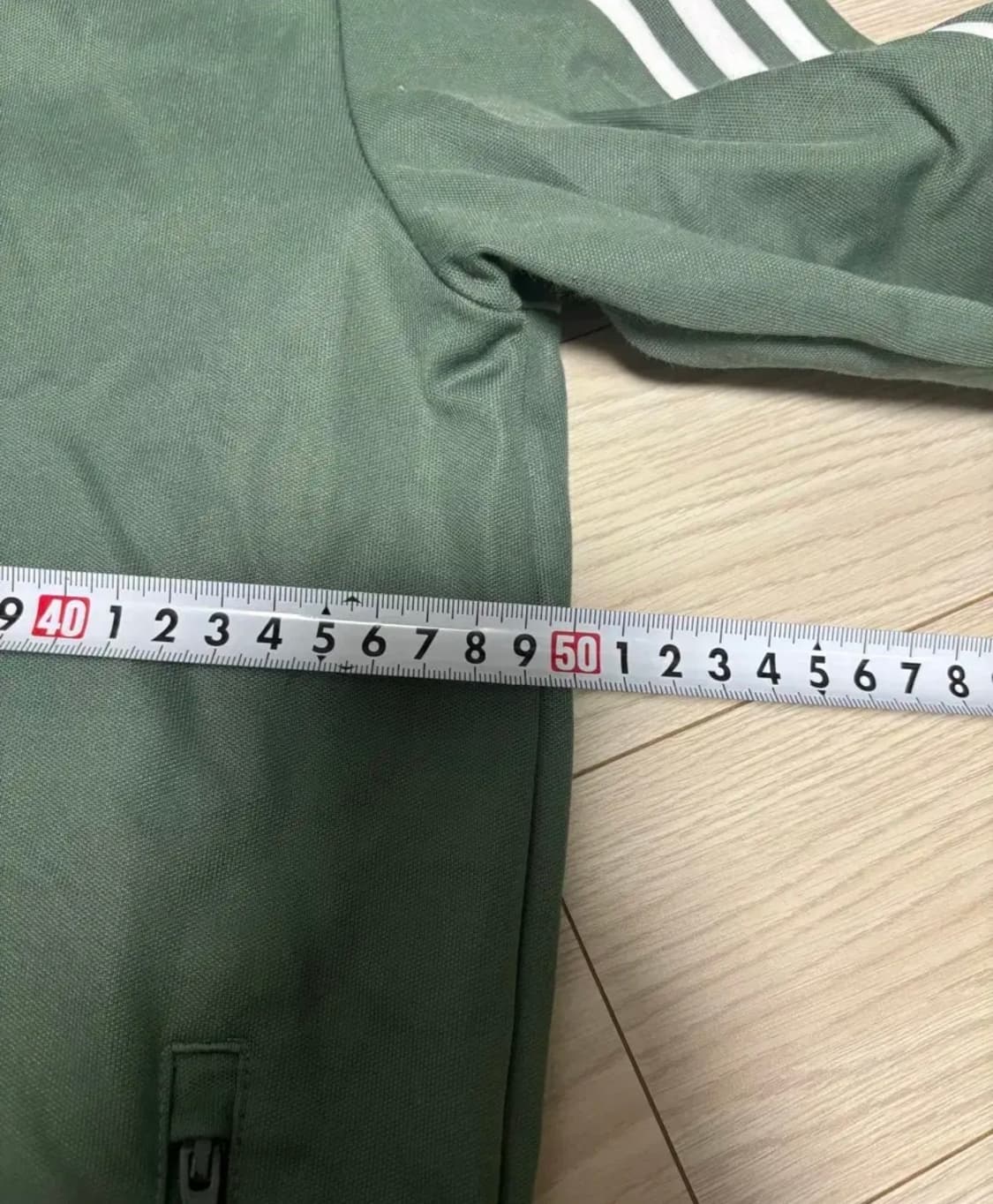 아디다스 베켄바우어 카키 말차 연두 트랩탑 져지 상품이미지3