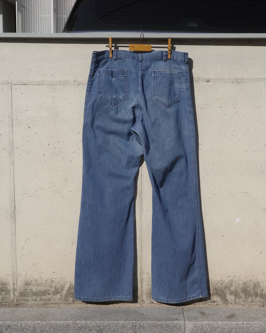 80s U.S.N Navdungaree 벨보텀 데님 플레어 팬츠 상품이미지5