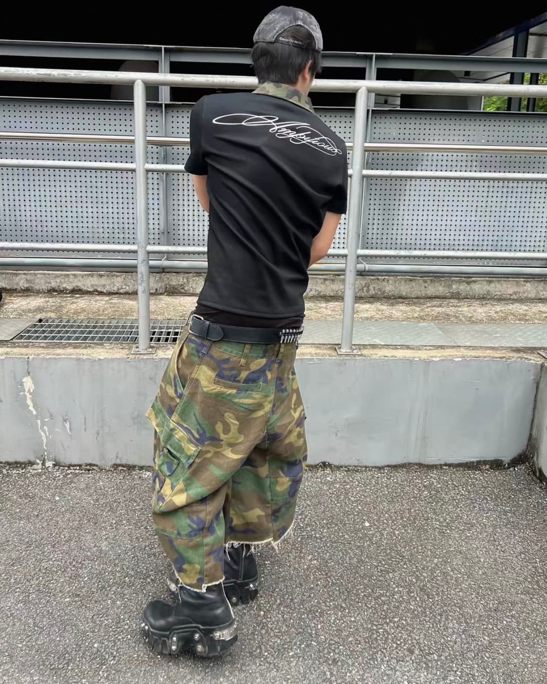 Vintage Street Camo Collar Polo 상품이미지2