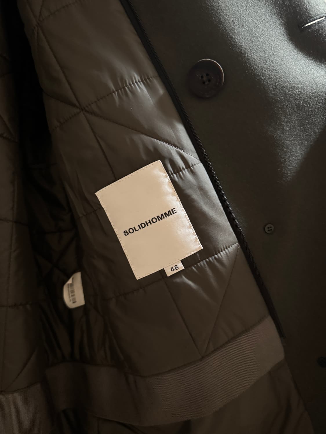 솔리드옴므 23fw 머니클립 더블코트 48 상품이미지6