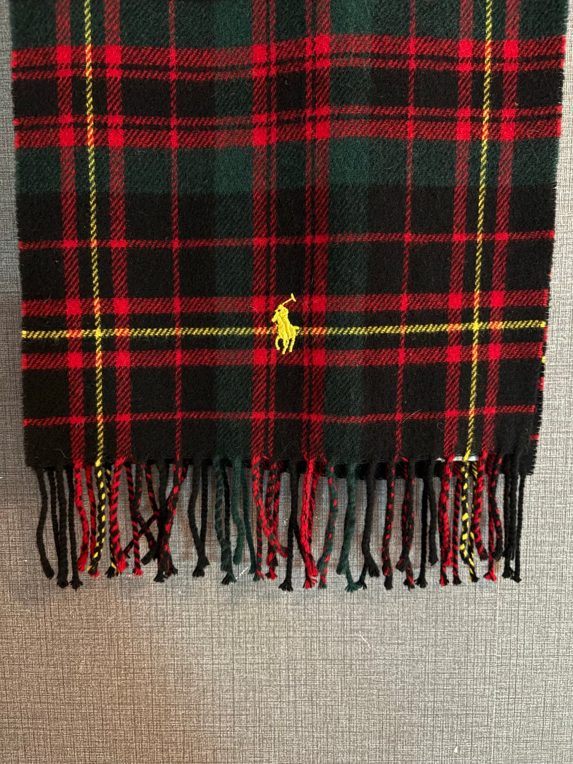 폴로 랄프로렌 체크 머플러 상품이미지3