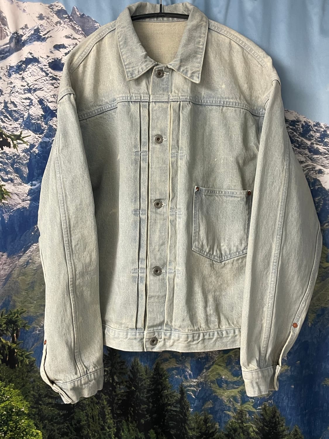 더뤡코즈 블리치 데님자켓 1사이즈 상품이미지1