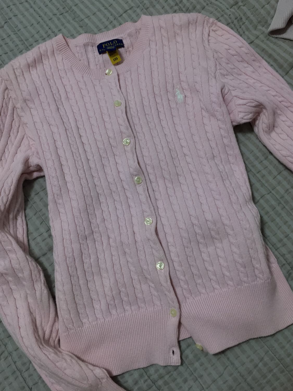 폴로랄프로렌 가디건 핑크 상품이미지1