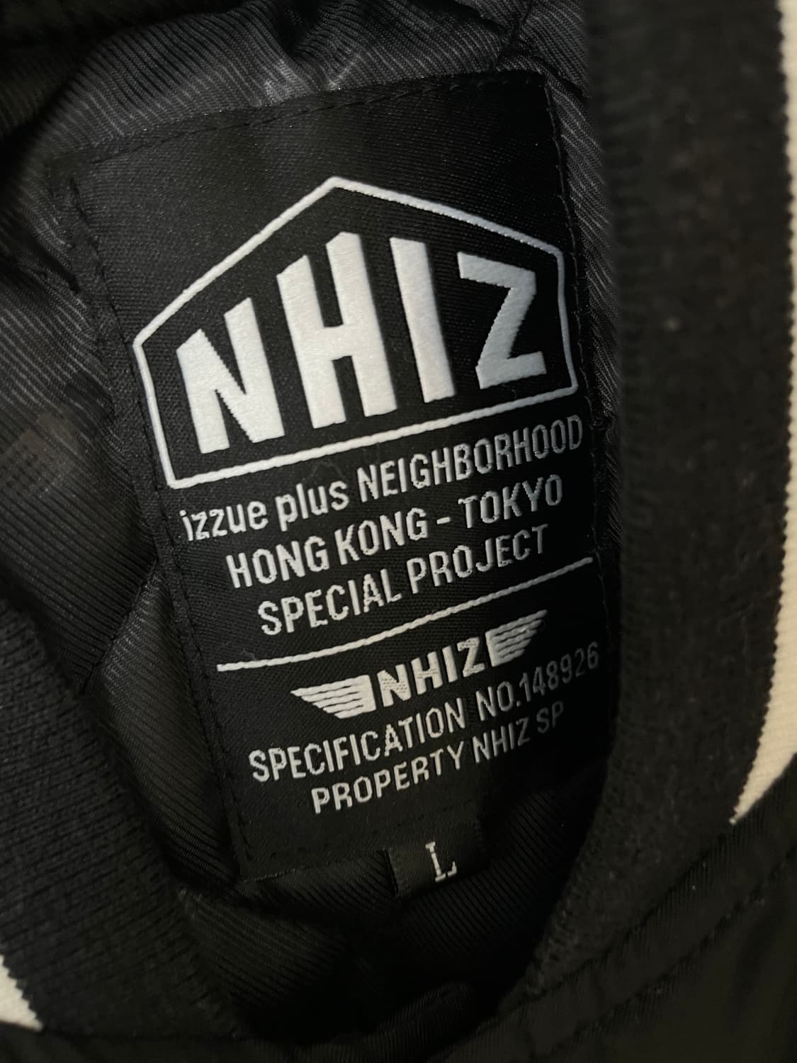 (L) Nhiz x 네이버후드 스타디움 바시티 자켓 상품이미지5