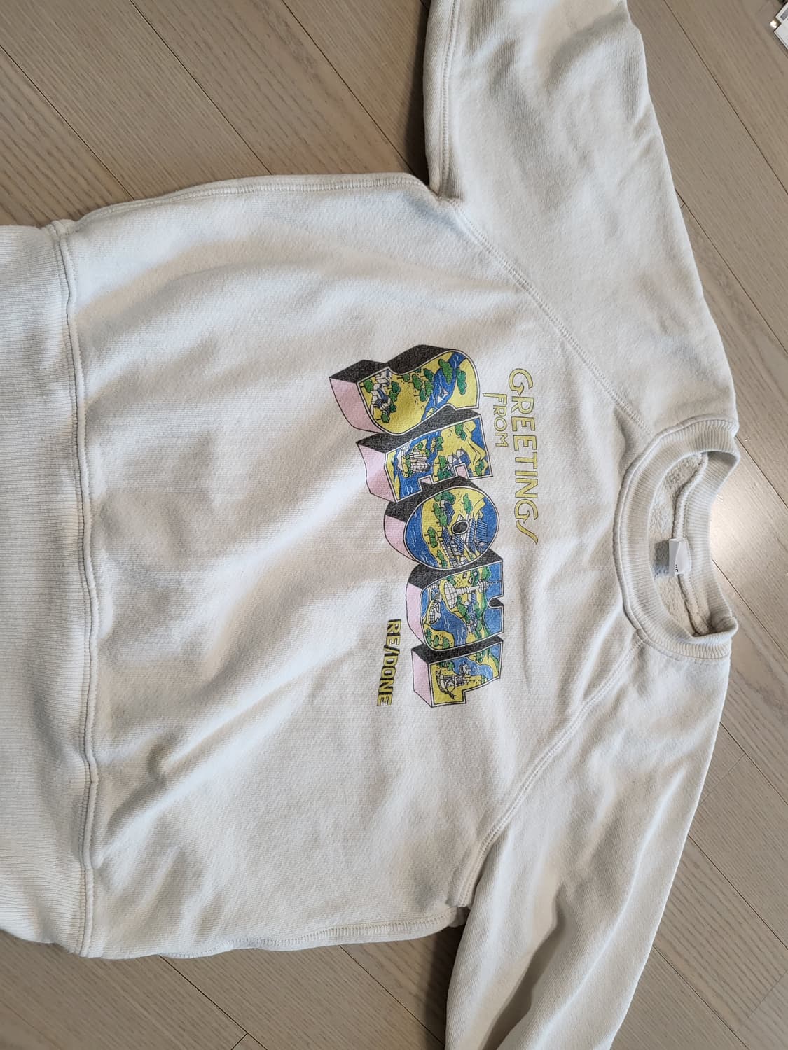 리던 서울 맨투맨티셔츠 xs사이즈 상품이미지3