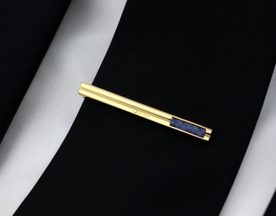 랑방 A등급 5.8cm 천연 라피스 원석 남자 명품 넥타이핀 상품이미지6