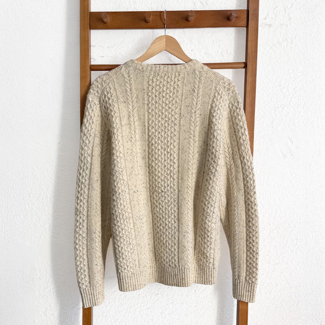 밀크티 케이블 니트 스웨터 상품이미지6