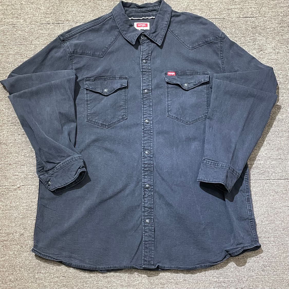 (XL) Wrangler 랭글러 코튼 데님 셔츠   상품이미지1