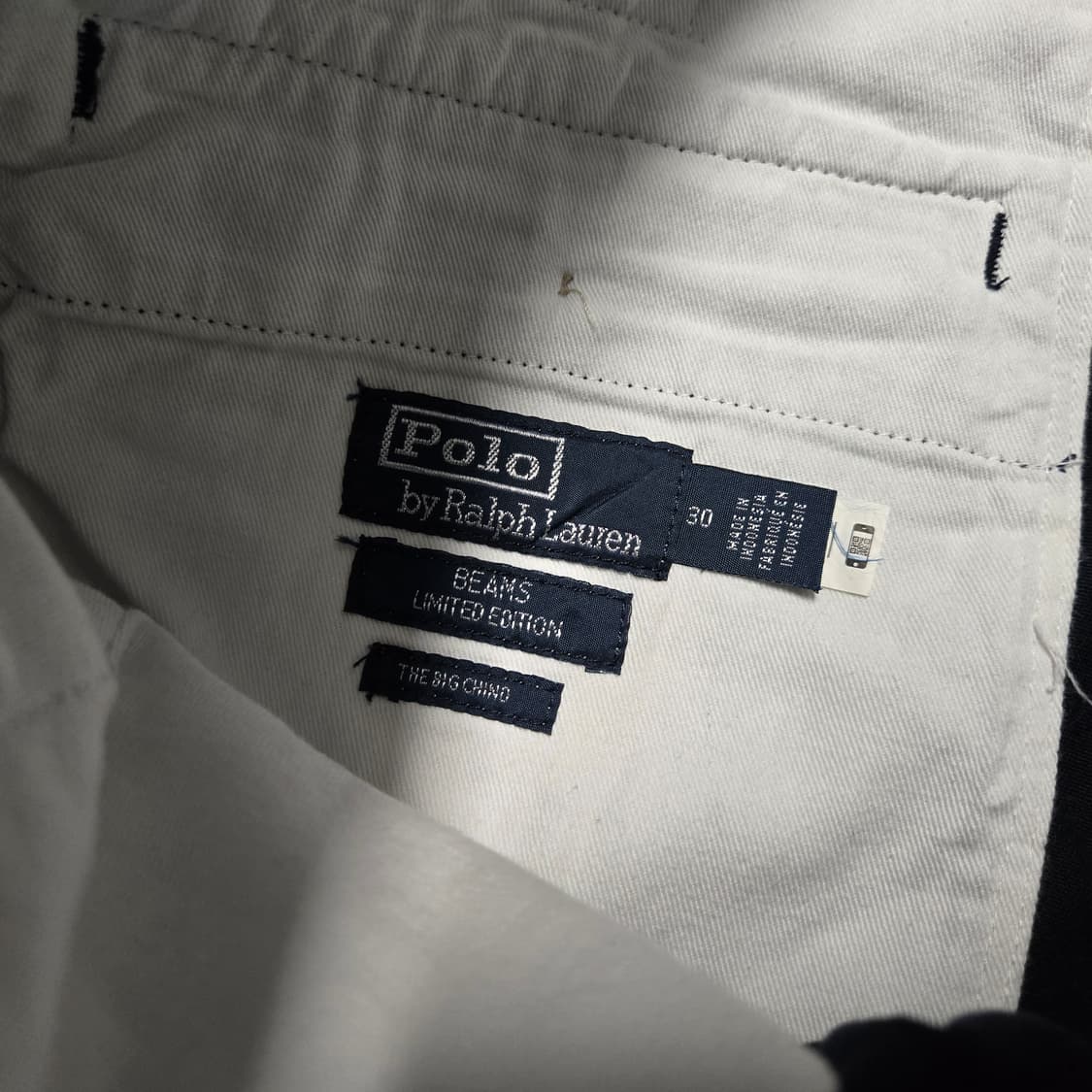 30 폴로랄프로렌 x 빔즈 하프 쇼츠 네이비 상품이미지3