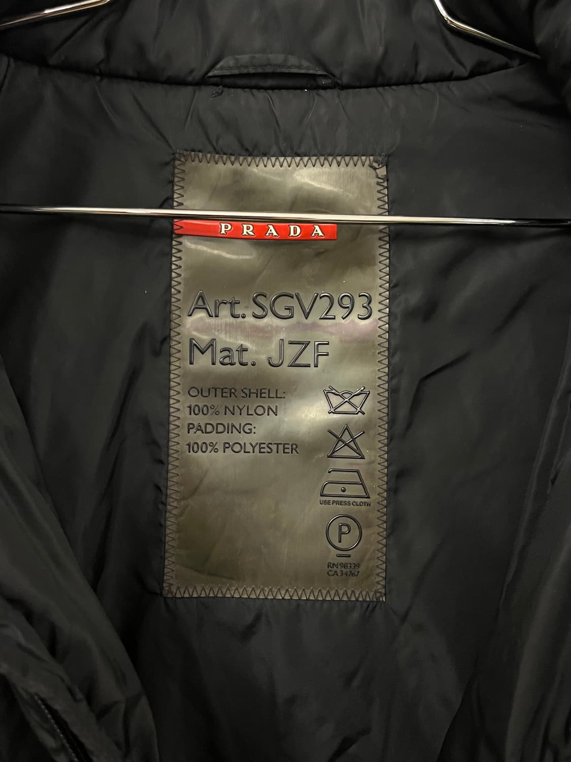 프라다 스포츠 유틸리티 패디드 코트 상품이미지3