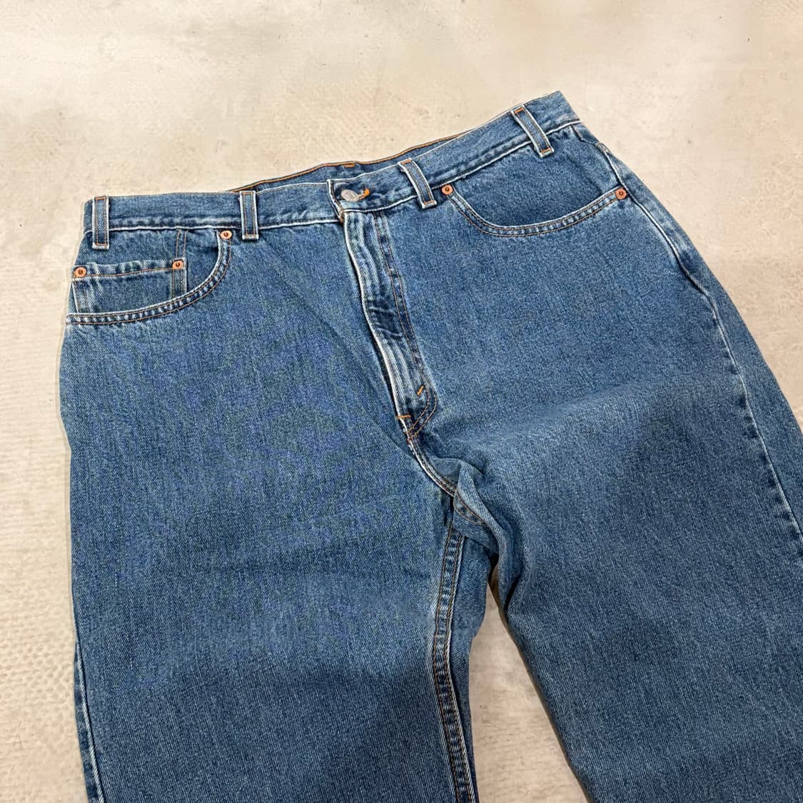 [38/32] USA🇺🇸 리바이스 505 오렌지 탭 블랙 중청 상품이미지3