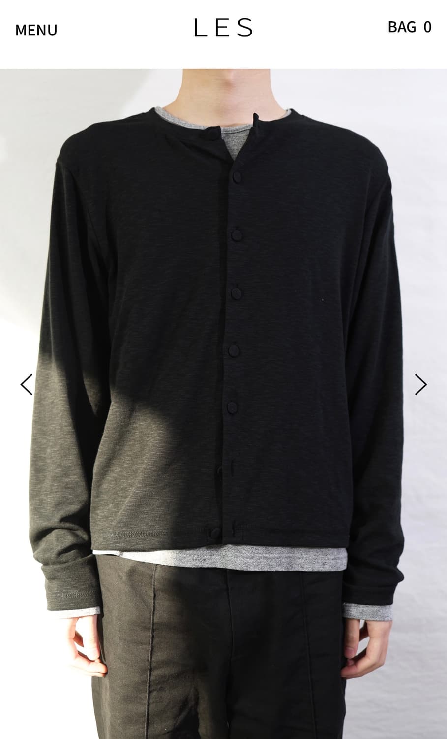 레스 가디건 블랙 1  상품이미지1