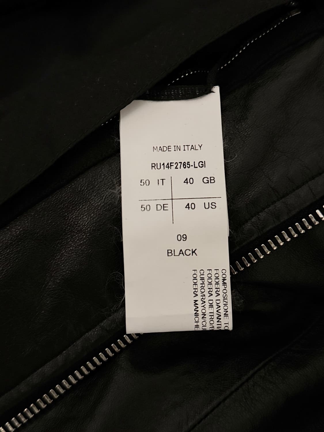 릭 오웬스 13fw Pilnth hooded leather jaket 상품이미지5