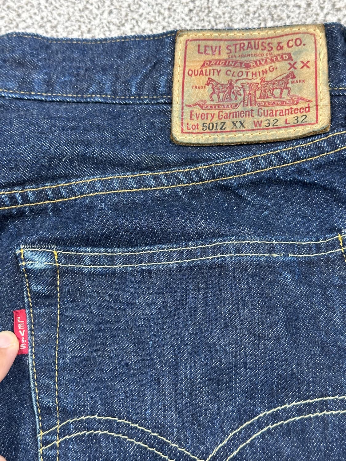 리바이스 54501 501Z XX 셀비지진 32 상품이미지1
