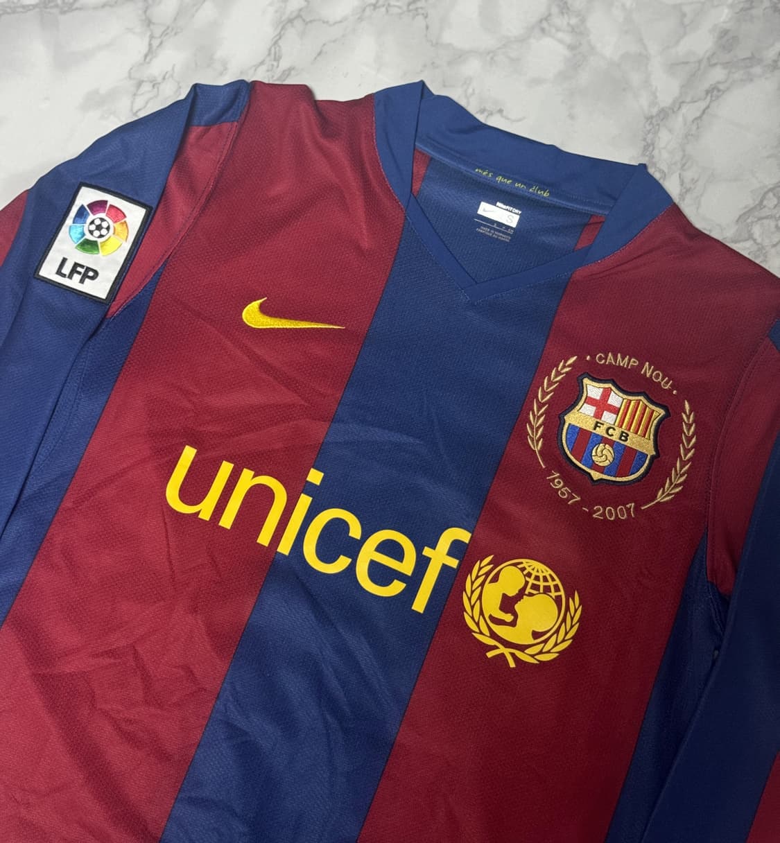 나이키 바르셀로나 50주년 07-08 홈 유니폼 NO.27 BOJAN 상품이미지4