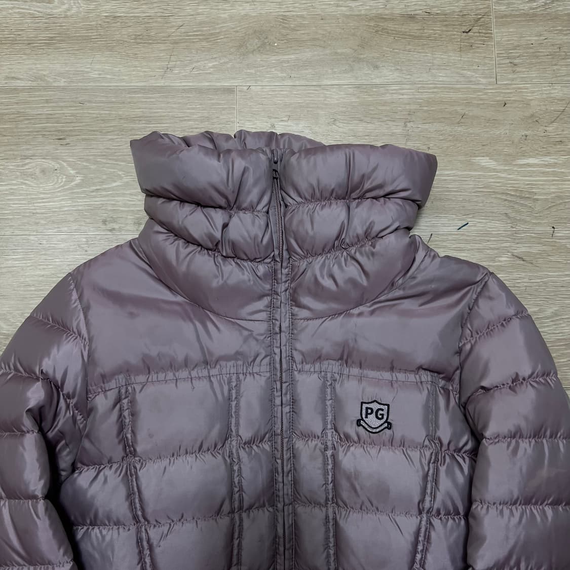 파리게이츠 여성 프리미엄 구스다운 하이넥 롱패딩 점퍼 [모브] XS/85 상품이미지2