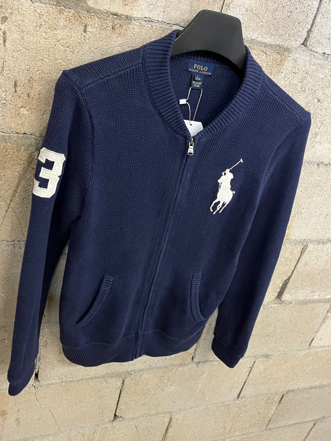 폴로 랄프 로렌 빅 포니 니트 집업 상품이미지3