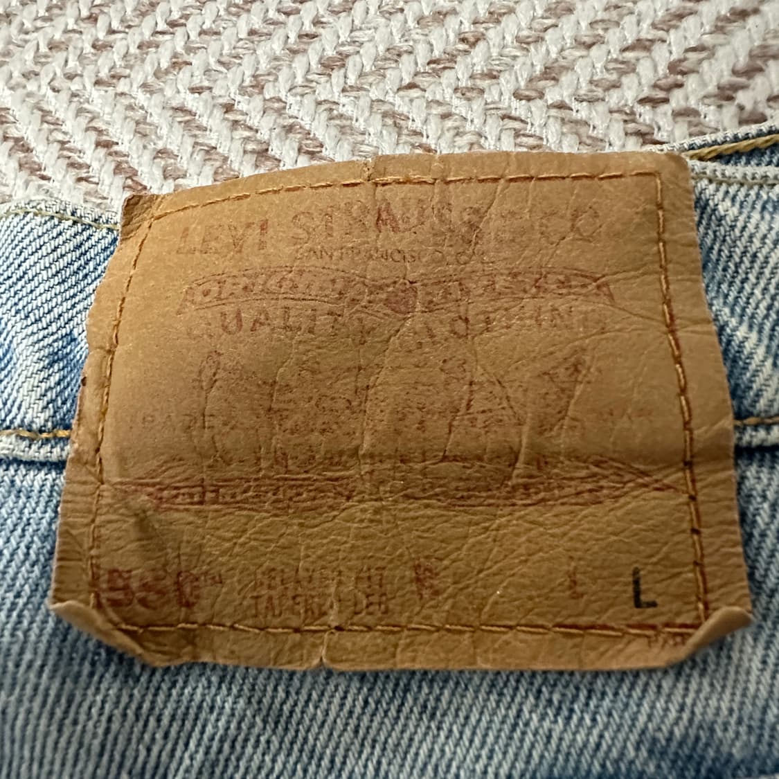 LEVI'S 90's usa made rework skirt 상품이미지4