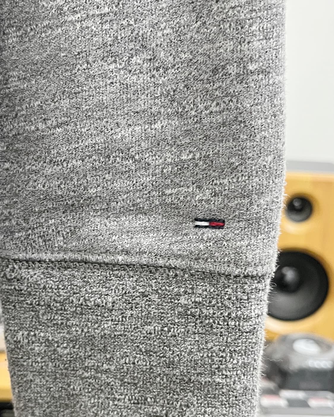 타미힐피거 아플리케 로고 그레이 후드집업 상품이미지7