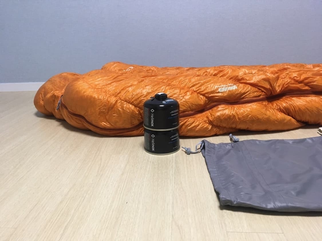 몽벨 800 exp 침낭 좌지퍼 상품이미지2